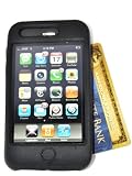 Phone Slipper Protective Case Iphone Skin + Wallet for the iPhone Classic and iPhone 3G (Black)