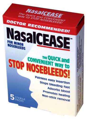 cheap Nasalcease FirstAid Nosebleeds, 5-Count Box (Pack of 2)