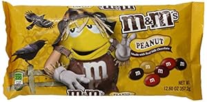 M&M's Halloween Peanut Chocolate Candy, 12.60-Ounce (Pack of 6)