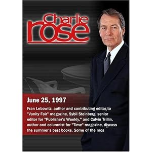 Charlie Rose with Fran Lebowitz, Sybil Steinberg & Calvin Trillin; Bob Timberlake; Michael Drosnin; Shaul Magid & Benjamin Wittes (June 25, 1997)