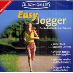Easy Jogger, 1 CD-ROM Der individuelle Lauftrainer. Mehr Fitness, Spa� und Leistung. Erstellen detailierter Trainingspl�ne. Verwalten von Bio- und Medizindaten. Geeignet f�r alle Laufsportarten. F�r Windows 3.x/95/98/2000