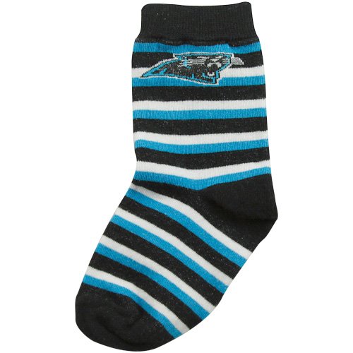 Carolina Panthers Toddler Light Blue NFL Stripe Socks