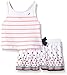 Nautica Girls' Knit Fashion Top Woven Print Shorts Set