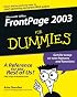 Front Page 2003 for Dummies