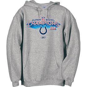Indianapolis Colts Super Bowl XLI Champions Official Locker Room Hooded Sweatshirt