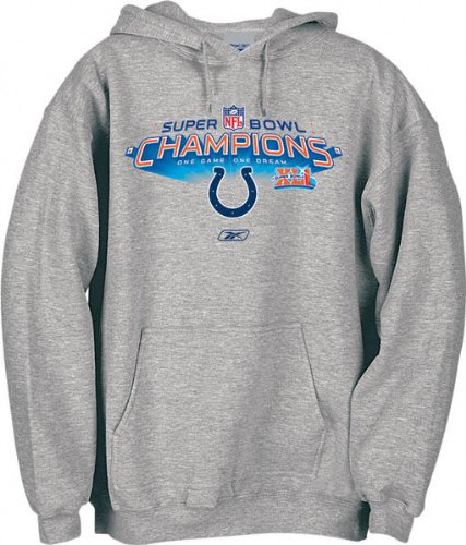 Buy Indianapolis Colts Super Bowl XLI Champions Official Locker Room Hooded Sweatshirt