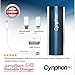 Portable Charger Power Bank USB Battery Pack For iPhone 6, 5, 5S, 5C, 4S, 4, Samsung S-Series - iPhone 6/5/4, Samsung Adapters w/USB Cable - Cynphon JumpStart JS-2400 (Navy Blue)