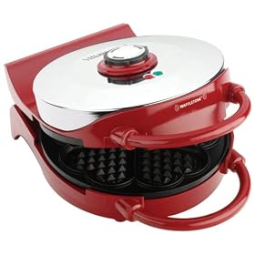 VillaWare V015-3100R-U00 Red Heart Waffler