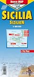 Laminated Sicily Map by Borch