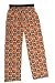 Basketball novelty print jersey cotton sport pants available in youth and adult sizes