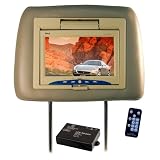 Adjustable Headrest w/Built-in 7 TFT Monitor