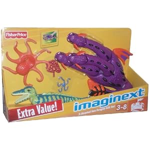 Fisher-Price Imaginext 3-Headed Sea Dragon Gift Set by 