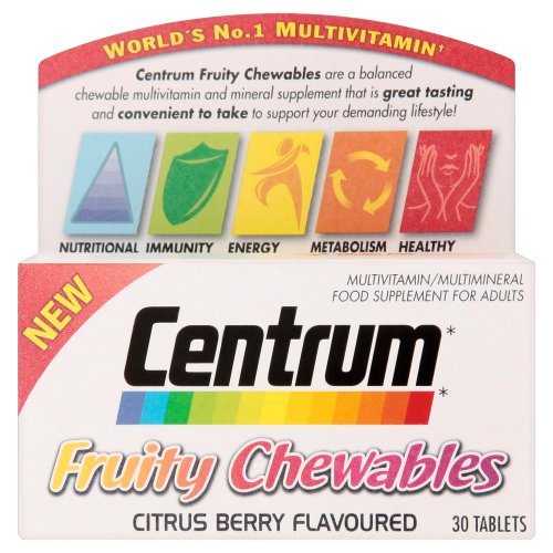 Centrum Fruity Chewables Tablets Pack of 30