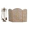 Rose Medallion Fireplace Accessories