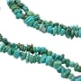 Sterling Silver Blue Green Turquoise Double-Strand Tropical Sea Beaded Necklace