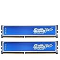 Crucial BL2KIT25664TB1337 PC1333 4GB Arbeitsspeicher (DDR3, Crucial Ballistix CL7, Tracer, 2x 2GB Kit, blue) Retail