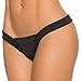 Espiral Women's Wet Look Micro Thong Wet Black Small/Medium