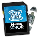 DataMINE 16GB SDHC Class 6 Memory Card Featuring DataSAFE Technology for your Kodak EasyShare Sport C123 / C195 / C143 and More Digital Cameras ***Includes Card Reader