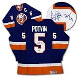 Denis Potvin Ny Islanders Autographed/Hand Signed Stanley Cup Jersey