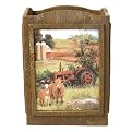 Down on the Farm Waste Basket - Multicolor (7.50" x 7.60" x 10.00")