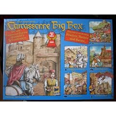 Carcassonne BIG BOX 2010 Basisspiel + 5 Erweiterungen