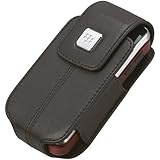 BlackBerry Leather Swivel Holster for BlackBerry 8220 (Black)