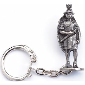 Roman Figure Key Ring - Pewter