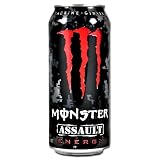 【日本未発売・USA版】　モンスター　Assauｌtエナジードリンク　16オンス（473ml) お得な15本セット　【並行輸入品】　【アスレティックストア特別　国内・アメリカからの送料無料】　Monster Energy Drink, Assault, 16-Ounce Cans