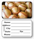 Large Baseball Luggage / Bag Tag 03 3" x 5.5"