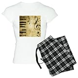 Artsmith, Inc. Women's Light Pajamas Grunge Music