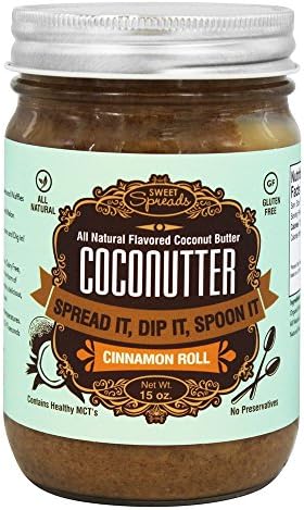 Sweet Spreads - CocoNutter All Natural Flavored Coconut Butter Cinnamon Roll - 15 oz