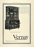 1930 Ad Vernay 18th Century Mahogany Secretaire Bookcase Household Furniture - Original Print Ad