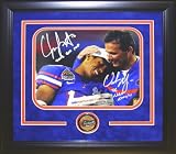 Chris Leak and Urban Meyer Florida Gators - National Championship - Dual Autographed Custom Framed 8x10 Photograph with 2006 BCS MVP and 06 NAT CHAMPS Inscriptions