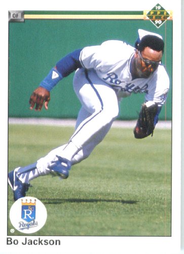 1990 Upper Deck # 105 Bo Jackson Kansas City Royals Baseball Card