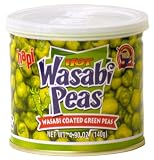 Hapi Hot Wasabi Peas - Wasabi Coated Green Peas (4.9 oz. can)