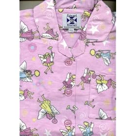 Pyjamas 'Fairy print' pale pink 1-2 years