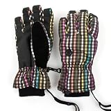 Roxy Cold Play Women's Snowboard Gloves - X-Large - Multi Plaid