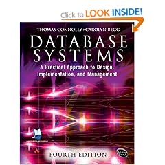 Database Systems: A Practical Approach to Design, Implementation and Management (International Computer Science Series)