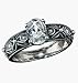 Avon Sterling Silver Vintage Band CZ Ring Size 7