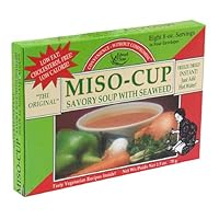 Miso-Cup Soup with Seaweed, 2-Serving Envelopes in 4-Count Boxes (Pack of 12)