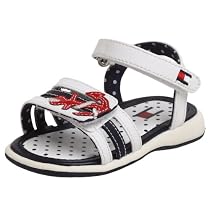 Tommy Hilfiger Lil Arianna Infant/Toddler Sandal,Signature,4 M US Toddler