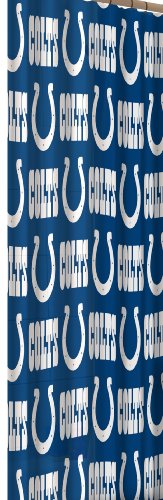 NFL Indianapolis Colts 72-Inch-by-72-Inch Shower Curtain