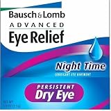 Bausch & Lomb Advanced Relief Preservative Free Night Time Lubricant Eye Ointment, 0.125-Ounce Tubes (Pack of 2)