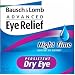 Bausch & Lomb Advanced Relief Preservative Free Night Time Lubricant Eye Ointment, 0.125-Ounce Tubes (Pack of 2)