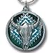 Pewter Key Ring - Southwestern Buffalo Skull
