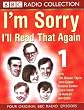 I'm Sorry I'll Read That Again: No.1 (BBC Radio Collection)