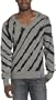 Akademiks Men's Lightning Sweater,Heather,X-Large