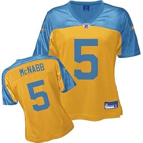 Reebok Philadelphia Eagles Donovan McNabb Women's 75th Anniversary Replica Jersey
