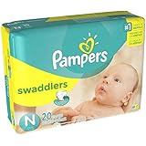 Pampers Swaddlers Newborn 240 Diapers (12 packs of 20)