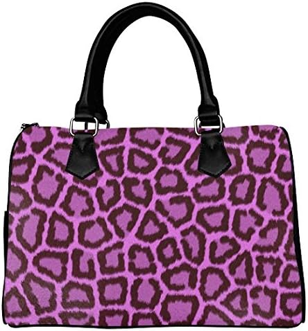 iHomeStore Custom Animal Print Leather Canvas Handbag /Tote Bag /Shoulder Bag for Women(Twin Sides)